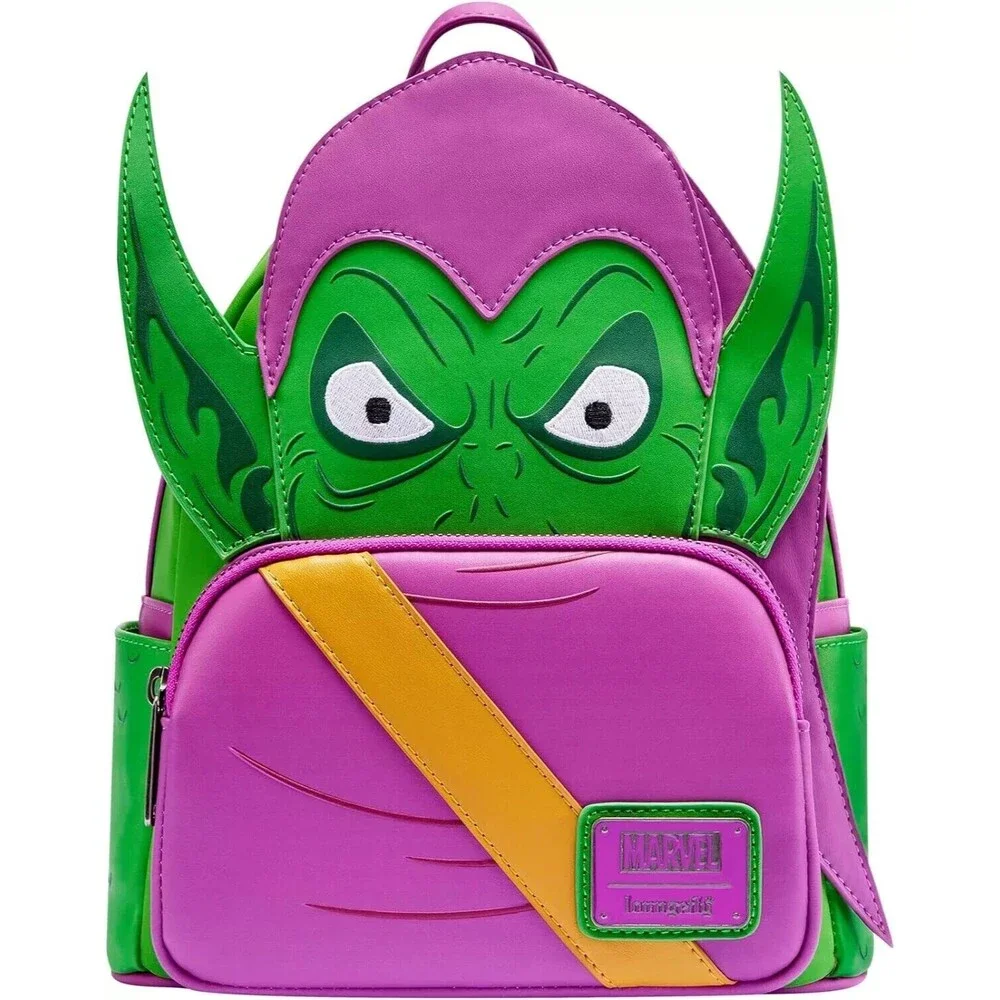 Loungefly Marvel Spider-Man Green Goblin Cosplay Mini Backpack NEW Villian